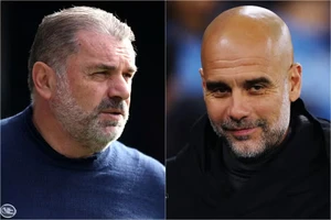 Ange Postecoglou và Pep Guardiola