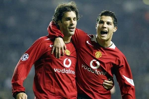 Van Nistelrooy và Cristiano Ronaldo