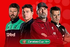 Các HLV của 4 CLB vào bán kết: Middlesbrough, Chelsea, Liverpool và Fulham