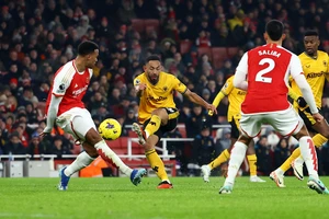 Pha ghi bàn của Wolves trong lần gặp Arsenal gần đây