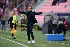 HLV Thiago Motta khi còn dẫn dắt Bologna