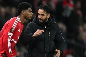 Ruben Amorim và Marcus Rashford