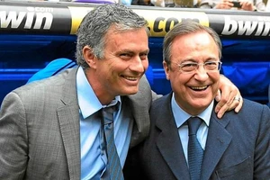 Jose Mourinho và Chủ tịch Real Madrid Florentino Perez