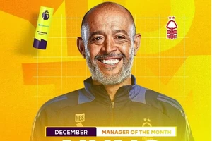 Nuno Espirito Santo giành giải HLV xuất sắc nhất tháng 12