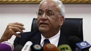 Tổng thư ký Tổ chức Giải phóng Palestine (PLO) Saeb Erekat. Ảnh : Press TV