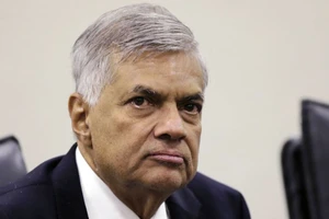 Thủ tướng Sri Lanka Ranil Wickremesinghe. Ảnh: AP