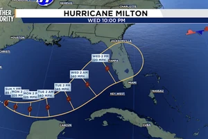 Cơn bão có tên thứ 13 đang diễn ra sớm hơn dự kiến ​​nhiều tuần. Ảnh: Weather Authority