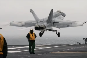 Chiếc F/A-18 của Hải quân Mỹ. Ảnh: MILITARY TIMES