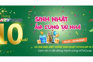 Mừng sinh nhật 10 tuổi, HTVCo.op triển khai nhiều chương trình tri ân người tiêu dùng