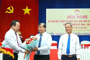 Ông Võ Đức Trong giữ chức Chủ tịch Ủy ban MTTQ Việt Nam tỉnh Tây Ninh