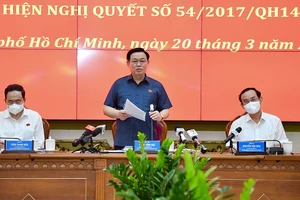 Chủ tịch Quốc hội Vương Đình Huệ: Xây dựng TPHCM là đầu tàu, hình mẫu của cải cách, đổi mới và phát triển đất nước