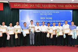 Thành ủy TPHCM tổng kết công tác nội chính của Đảng bộ thành phố năm 2023, triển khai năm 2024