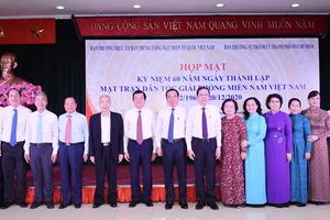 Họp mặt truyền thống kỷ niệm 60 năm Ngày thành lập Mặt trận Dân tộc giải phóng miền Nam Việt Nam