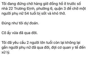 Thông tin trên mạng xã hội khiến nhiều người nghĩ là người chết do dịch Covid-19 và cũng vì không được địa phương đưa đi bệnh viện cấp cứu