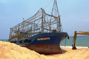 Tại tỉnh Bình Định ngay sau khi đưa tàu cá vào hoạt động đã phát hiện 18 tàu cá bị hư hỏng