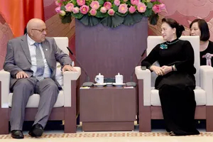 Chủ tịch Quốc hội Nguyễn Thị Kim Ngân hội đàm với Chủ tịch Ủy ban Bảo vệ cách mạng Cuba Carlos Rafael Miranda Martinez