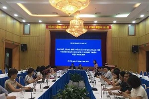 Quang cảnh buổi trao đổi thông tin về VRDF 2019