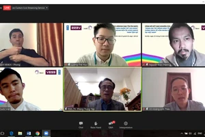 Các diễn giả tham gia hội thảo trực tuyến