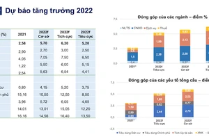 Tăng trưởng kinh tế năm 2022 khoảng 5,2 - 6,2%