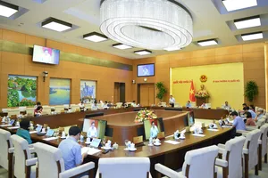 Một phiên họp của UBTVQH