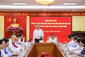 Tổng Bí thư Tô Lâm chủ trì cuộc làm việc