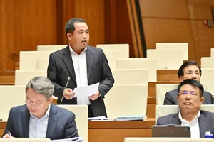 Bộ trưởng Bộ NN-MT Trần Đức Thắng. Ảnh: QUANG PHÚC