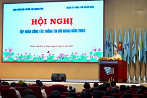 Hội nghị tập huấn công tác thông tin đối ngoại năm 2025