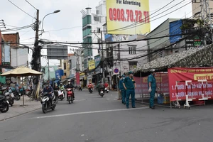 Lượng phương tiện ra vào quận Gò Vấp đã giảm, giao thông ở các chốt ổn định