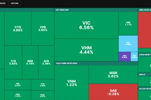 Sắc xanh bao phủ thị trường phiên ngày 25-11