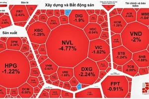 Khối ngoại bán ròng hơn 1.000 tỷ đồng trên sàn HOSE góp phần gây tiêu cực cho thị trường 