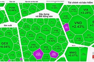 Thị trường phiên giao dịch đầu tháng 3 ngập sắc xanh 