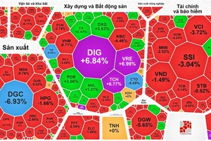 Nhóm cổ phiếu bất động sản đi ngược thị trường