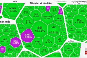 Chứng khoán phục hồi sau khi giảm 100 điểm vào tuần trước