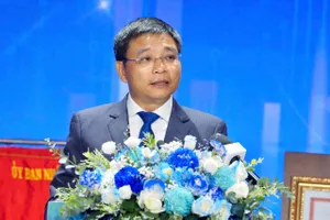 Bộ trưởng Bộ Tài chính Nguyễn Văn Thắng phát biểu tại Lễ Kỷ niệm 25 năm hoạt động thị trường chứng khoán Việt Nam. Ảnh: HOÀNG HÙNG