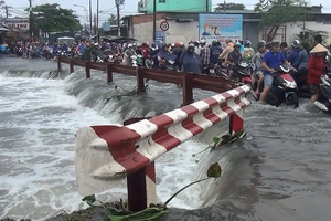 Hiện trường vụ việc. Ảnh: CHÍ THẠCH 