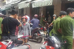 Khu vực nơi xảy ra vụ bắt tụ điểm cờ bạc