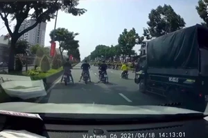 Hình ảnh vụ việc cắt từ clip