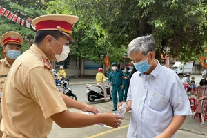 CSGT TPHCM đảm bảo trật tự an toàn giao thông, an ninh trong ngày bầu cử