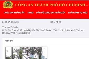 Người dân chụp hình ảnh gửi Ứng dụng Help 114 để phản ảnh tụ tập đông người... trong mùa dịch Covid-19