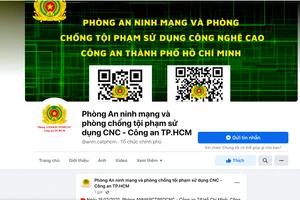 Thành lập các trang mạng xã hội của Phòng An ninh mạng và phòng chống tội phạm sử dụng công nghệ cao. Ảnh: CHÍ THẠCH