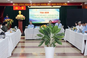 Quang cảnh buổi tọa đàm. Ảnh: TRẦN YÊN