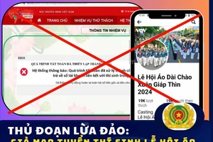 Giả mạo tuyển thí sinh lễ hội áo dài Xuân Giáp Thìn 2024 để lừa đảo 