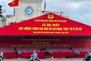 TPHCM đã chuẩn bị sẵn sàng cho lễ ra mắt lực lượng tham gia bảo vệ ANTT ở cơ sở