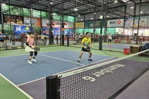 Hơn 70 vận động viên tranh tài tại giải Pickleball và giao lưu Tennis