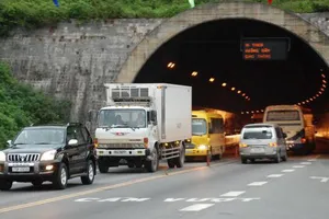 Hầm Hải Vân 1 không phát sinh thêm vết nứt