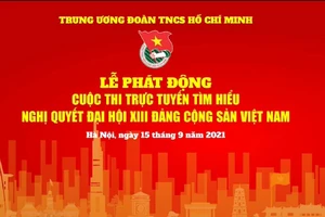 Phát động đoàn viên, thanh niên thi tìm hiểu Nghị quyết Đại hội Đảng lần thứ XIII