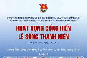 Bí thư thứ nhất Trung ương Đoàn sẽ đối thoại trực tiếp với đoàn viên, thanh niên