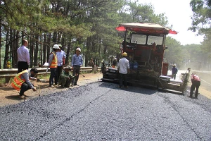 Dự án tăng cường kết nối giao thông khu vực Tây Nguyên được khởi công từ năm 2017.