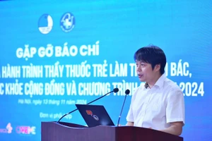 BS Nguyễn Hữu Tú, Phó Chủ tịch Hội Thầy thuốc trẻ Việt Nam công bố kết quả chương trình