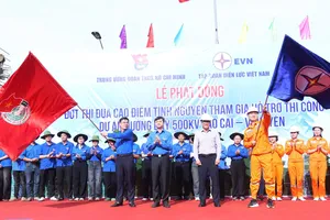 Lễ phát động đợt thi đua cao điểm tình nguyện tham gia hỗ trợ thi công Dự án đường dây 500kV Lào Cai - Vĩnh Yên